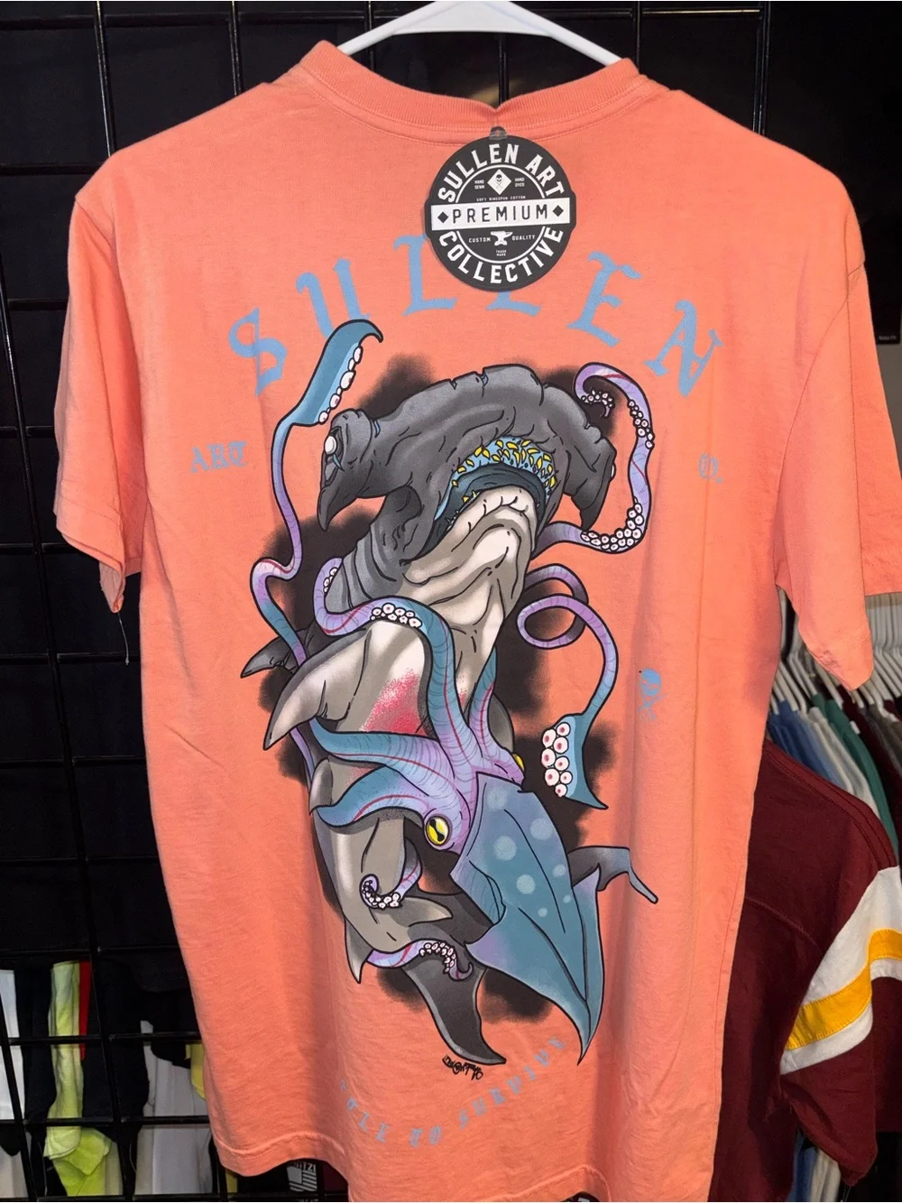 Men’s “SULLEN” Coral Graphic Swim Tee